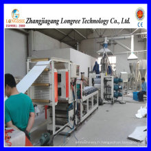 Machine de production de feuille de PVC de haute qualité (0.4-2.0mm) avec la formulation